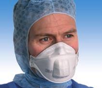 FFP3 Respirator To protect the health care worker from airborne hazards as they breathe in Shrouded Valve Effective removal of heat and moisture build up from exhaled breath provides a cooler and