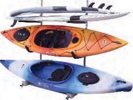SUP & Kayak Packages / Frame & Accessories Storage Systems The MPG334 and MPG338 are two additional packages for storing SUP's and kayaks.