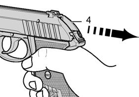 Insert a full magazine and ensure it is engaged. 3.