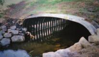 to use is the standard corrugated-round culvert. Use one culvert whenever possible. If more than one is needed, use fewer, larger culverts.