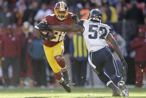 Game Release The Washington Redskins fell to the St. Louis Rams, 24-0, in front of an announced crowd of 71,120 people at FedExField on Sunday.