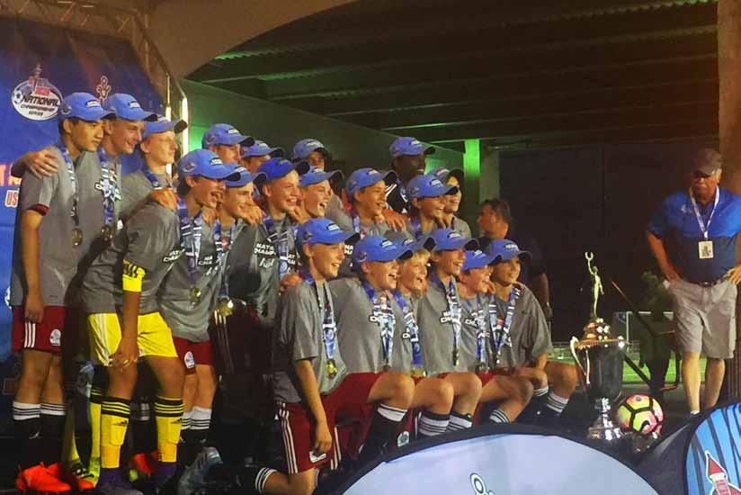 3 The Long, Long Journey 13U Boys CASL Academy Juniors Snag National Championship This story begins twelve and half years ago... but we ll fast-forward twelve years.