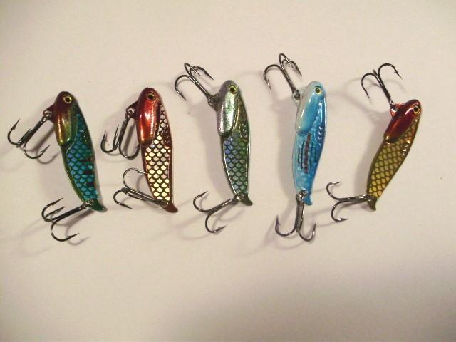 MAD RIVER SPORTS MFG Oneida Lake New Vertical Jigging Blade Holo Colors For