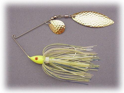 Spinner Bait: A top choice for bass and other game fish. This spinner design is Spinner Bait: A top choice for bass and other game fish.