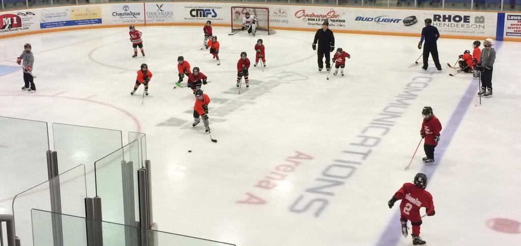 If you re at the rink on Mondays, Tuesdays, or Thursdays, stop by and cheer on our newest hockey players!