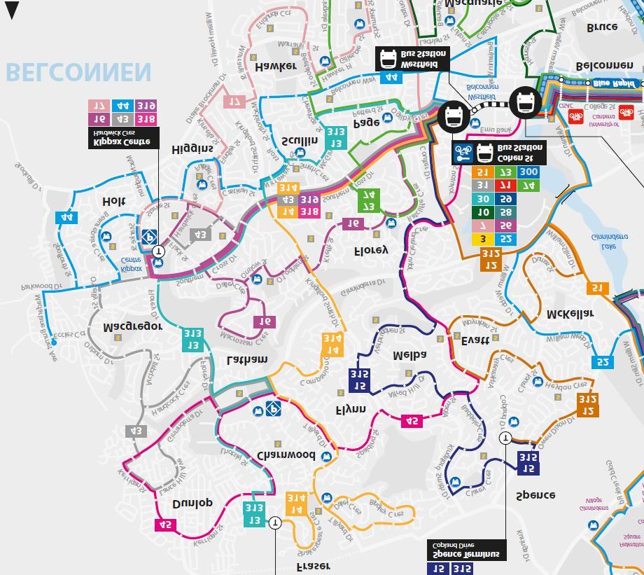 15 3.4 Public Transport Services The weekday bus routes that operate in the local area are shown in Figure 13.