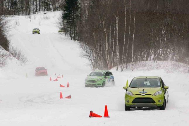 competition stages. Course offerings include rally driving, winter safe driving, OHRV safety, off-road and security courses for individuals, private companies and government agencies.
