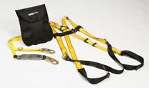 duffel bag PART NUMBER 10092170 Workman Aerial Kit includes STD size Vest-Style Harness with Qwik-Fit Leg Straps; Workman Shock-Absorbing Lanyard, single-leg, adjustable; carry bag 10092167 10092168
