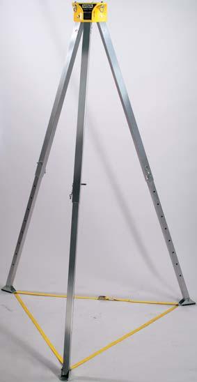 A maximum height indicator provides quick and easy identification of the maximum leg extension length.