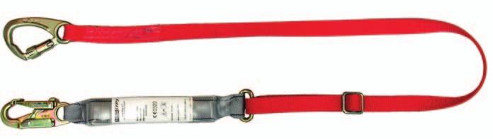 In addition, Sure-Stop EN lanyards feature: A clear energy absorber cover to protect product labels from damage and make inspection easier A choice of high-strength web, rope, or cable models A