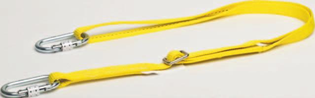 Restraint & Positioning Devices Restraint Lanyards A fall restraint lanyard connection is used between the anchor point and the body harness to prevent the user from reaching the