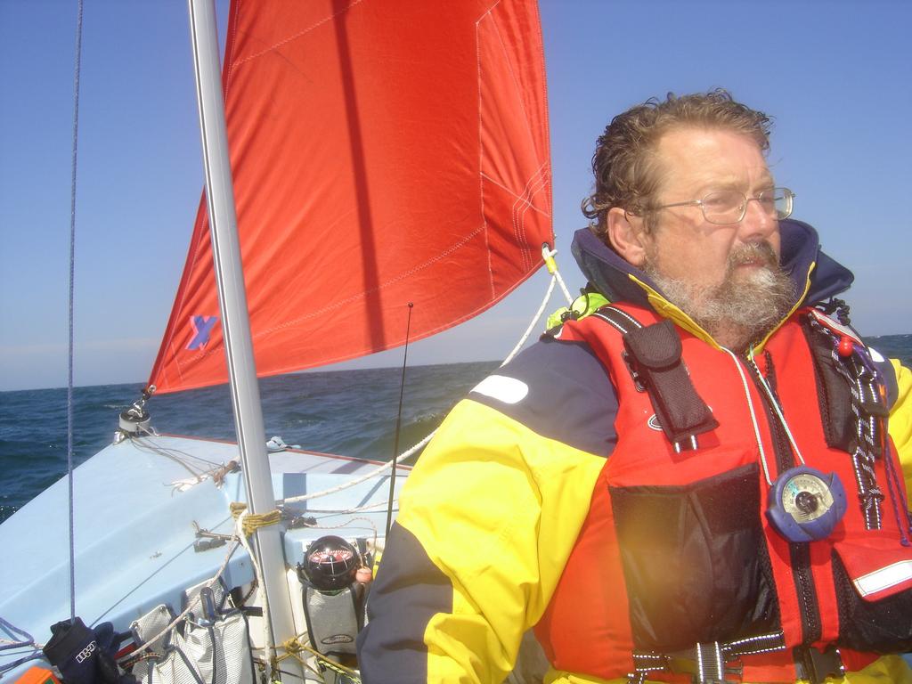 Simon & Jim s Misadventure Forecast: 4-5 SW backing 3-4 SE, Sea state Calm to Slight To raise money for the Peter Le Marchant Trust, Jim and I were sailing off the Suffolk coast when we were hit by a