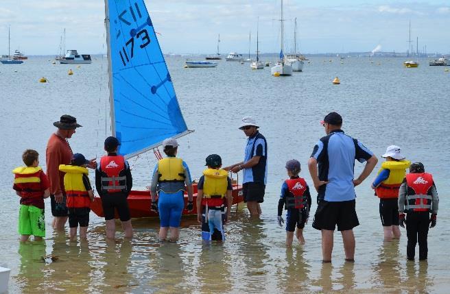 By the second day a number of the sailors were confidently sailing and tacking upwind. Many of the youngsters also sailed their Minnow from the Hardstand back to TCYC after the last training session!