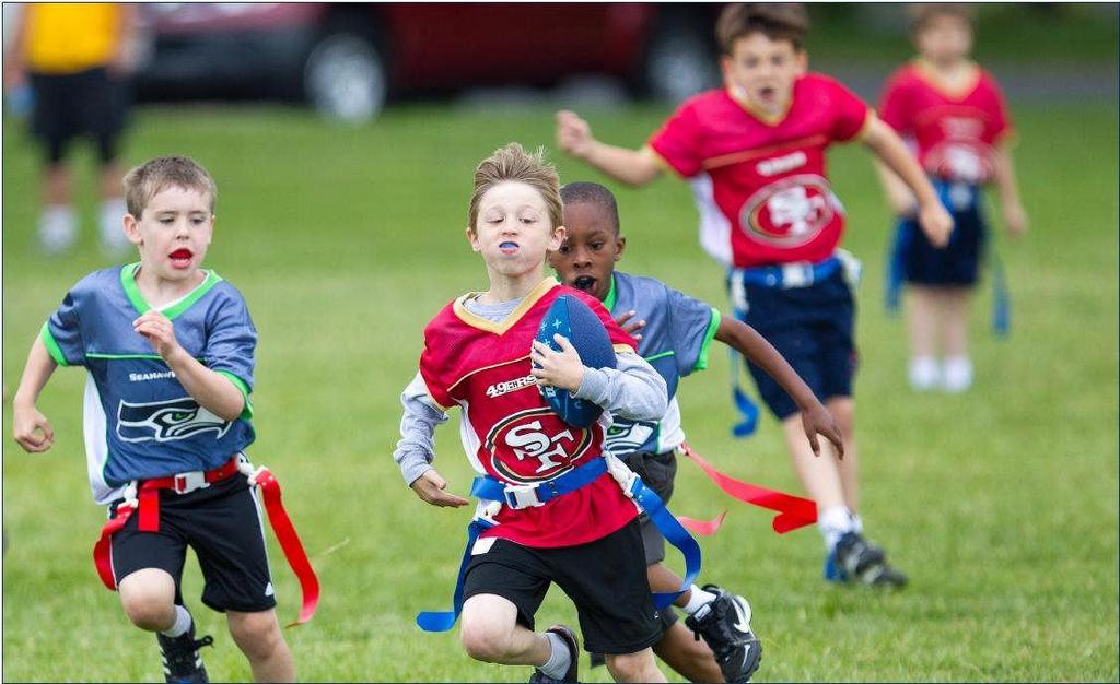 III. Eligibility 1. All players legal guardians must agree to the online waiver form at NFLFLAG.com for their specific league before participating. V. Equipment 1.