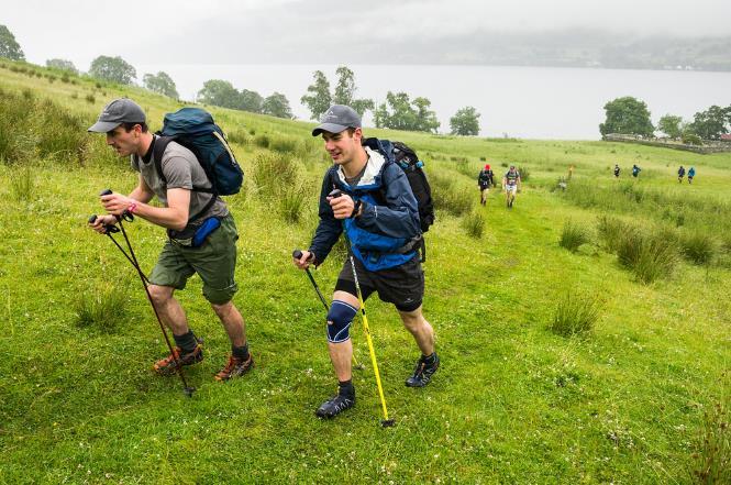STAGE 2: The Run (16 miles climbing 7 Munros) The event is weighted towards this long and gruelling section Laminated maps, a compass, 3 litres of water, water proofs, thermals etc were just a few