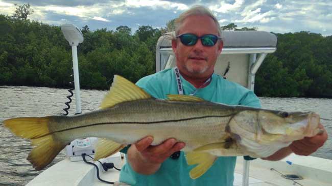 with a fine snook.