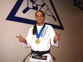 At this time, he was a brown belt and took part in mixed brown and black belt division.