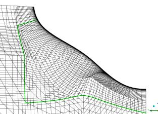 For the mesh generation ANSYS ICEM CFD was used. ship with VGF Figure 1: Container ship with appendages 3 CALCULATION OF THE WAKE FIELDS 3.