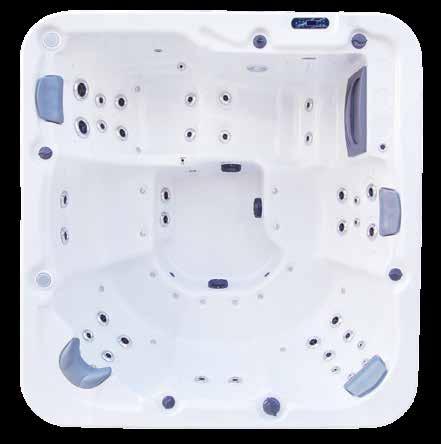 Pacific XL Pacific XL Hydro model shown Massage Rating (out of 0) Classic 7 Hydro 9 The Pacific is a roomy mid sized spa for up to 6 people.