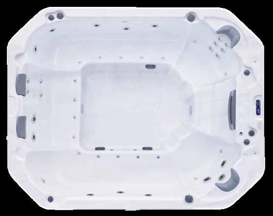 Islander XL Islander XL Classic model shown Massage Rating (out of 0) Classic 7 Hydro 9 The Islander is an extra large spa with an open style hot tub design that is perfect for hydro-massage,
