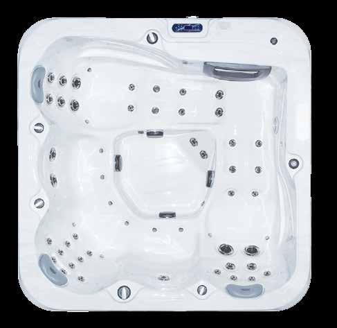 Miami XL Miami XL Hydro model shown Massage Rating (out of 0) Classic 7 Hydro 9 The Miami is a compact yet spacious dual recliner spa that is designed for both hydrotherapy massage and relaxing with