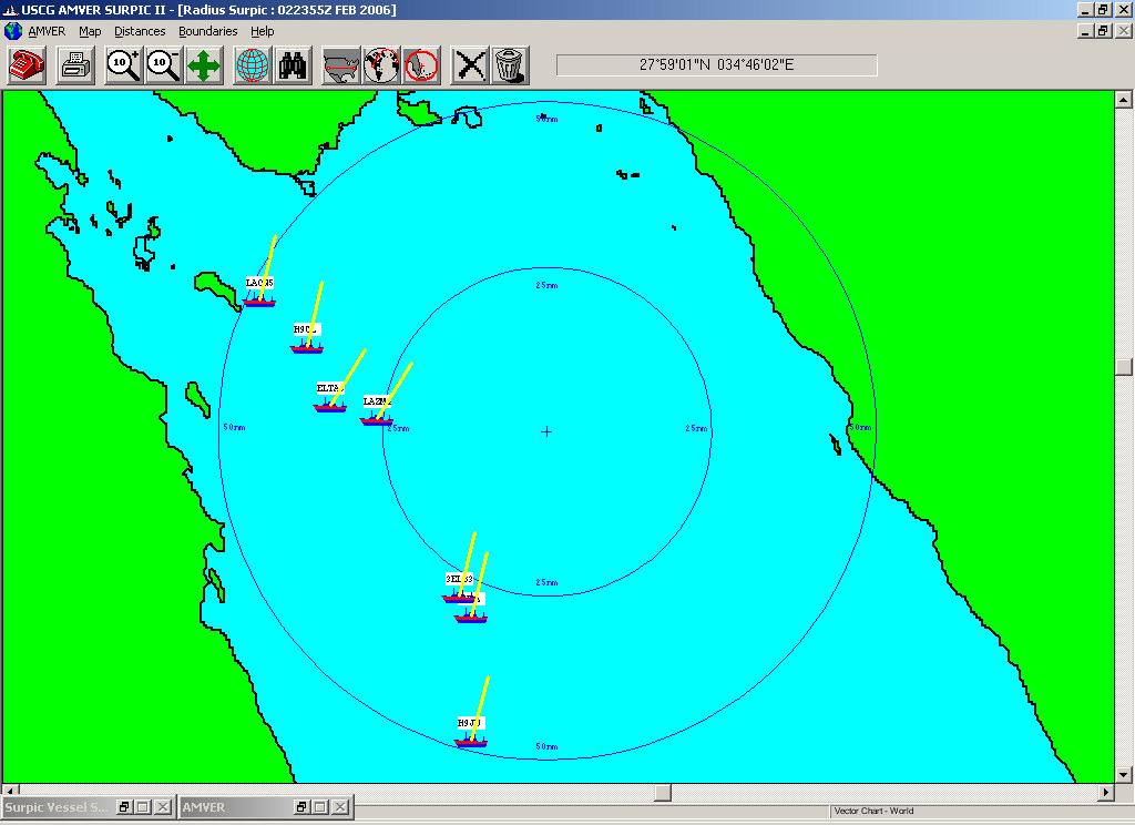 2 Automated Mutual assistance VEssel Reporting (AMVER) System Over 3,000 vessels voluntarily report their position to the USCG daily ready to lend