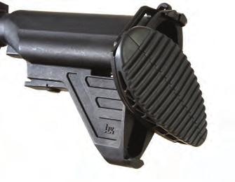 Pioneered by Heckler & Koch in the G36, HK416, and HK417; this method virtually eliminates malfunctions common to direct impingement gas systems since hot carbon fouling and waste gases do not enter