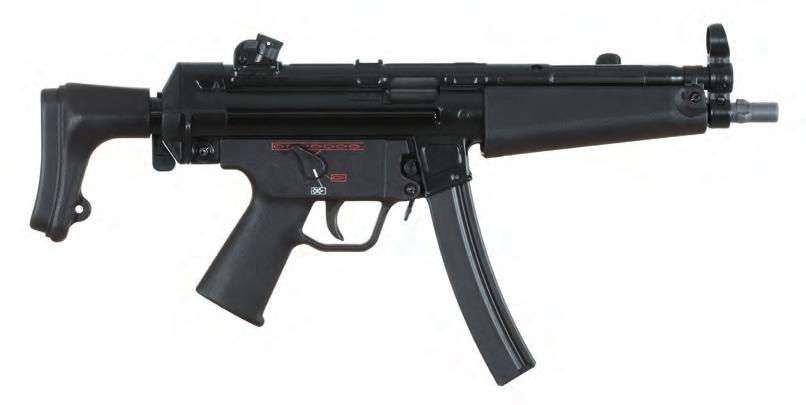 Barrels are made using cold hammer forging, a process pioneered and perfected by HK. Machined and stamped high strength steel and modern polymers make up the rest of the MP5.
