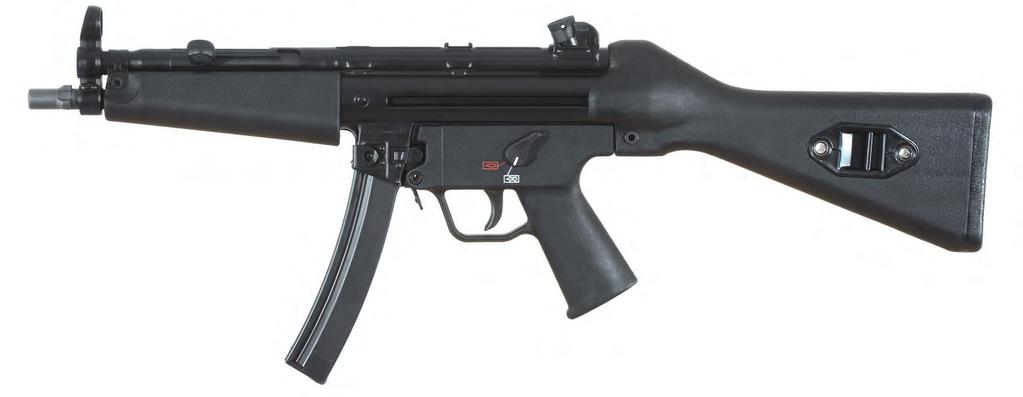 ........ F 0-1 trigger group Safe.............. Semi-automatic........ The MP5SD uses an integral aluminum sound suppressor.