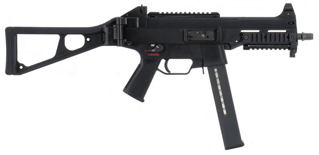 UMP 9 MM X 19 /.40 S&W /.45ACP Military/Law Enforcement A truly modern submachine gun, the UMP is made using the latest in advanced polymers and high-tech materials.