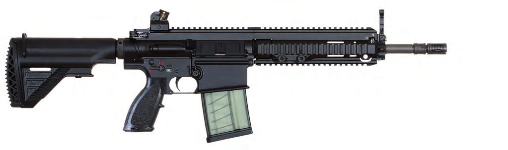HK417 7.62 MM X 51 Military/Law Enforcement The HK417 was designed as a Commercial-Off-The-Shelf (COTS) alternative to existing, competing 7.