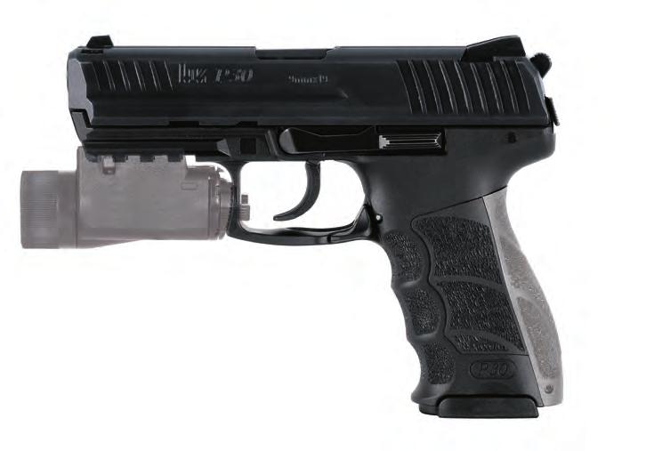 PISTOLS P30L identical to standard P30 but with 1/2 inch longer slide, barrel, and sight radius.