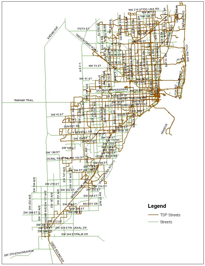Miami-Dade Transit System 2007 Bus Transit Route System 84 Metro Bus Routes 850 Buses 1,900 Route Miles of Service