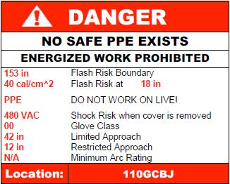 40 cal/cm2 Restriction Removed NFPA -70E 2018 130.