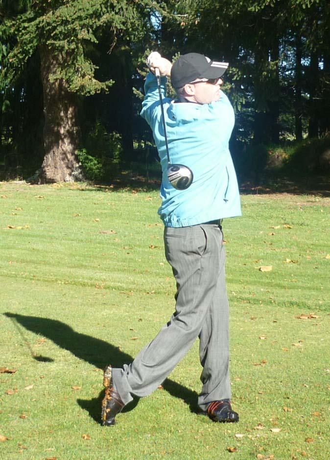 Then to start the downswing simply move your front foot back to the