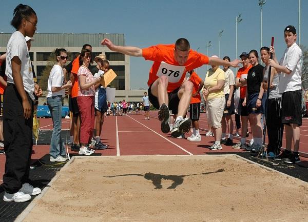 Triple jump High jump Pole vault In long jumps and triple jumps, jumps are measured by the distance to which the athlete