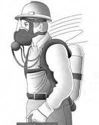 Supplied-air respirator (SAR) Self-contained breathing apparatus (SCBA) with escape bottle (Images from OSHA.gov) Each is detailed further below.