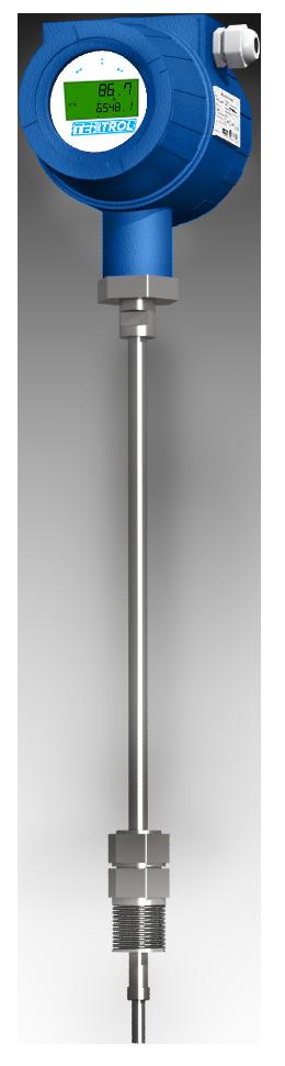 Thermal Mass Flowmeter - Tek-Thermal 1700B Air and Nitrogen Flow Velocity Range 0.22 to 22 lb.ft/sec (0.