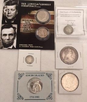 Austrian Silver Round: Curtis H. 1922 - D Peace Dollar: Harold R. FUNDRAISER WINNERS (Feb): Larry C.