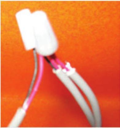Connect the lead lines of the switches to the red wire of the main power lead. a. Ensure you use a blue wire nut and Marine Goop for the connection.