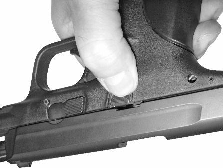 CLEARING MISFIRES WARNING: IF YOUR HANDGUN GIVES ANY INDICATION THAT IT IS NOT PERFORMING PROPERLY OR THE OPERATION OF YOUR HANDGUN HAS CHANGED THE WAY IT FEELS OR SOUNDS, STOP FIRING.