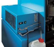 The fi nal hp refrigerator is positioned between the fi nal stage and hp water separator. The compressed air is cooled down inside a closed cooling circuit.