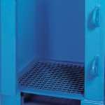 1 max tank storage Door opening handle Fill containment cabinet Door opening handle Tank storage Pressure