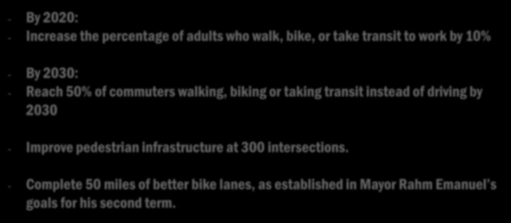 Goal 3: Make streets safer for all users.