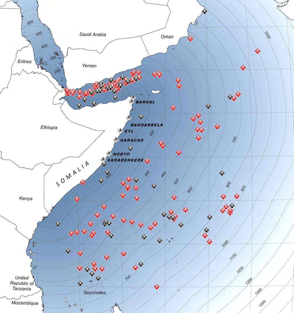 I. OVERVIEW OF 2009 ATTACK STATISTICS AND DISTRIBUTION Another Record Year of Pirate Attacks and Hijackings Somali pirate activity continued its unprecedented expansion in 2009, reaching record