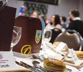 A typical package in the 1882 Lounge includes - Behind the scenes ground tour (3pm kick off) Clarets