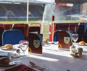 EXECUTIVE BOXES Three course meal Programme Matchday teamsheet Half-time cheese &