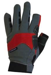 Double Amara reinforced wear areas on knuckles, forefinger, thumb and palm.