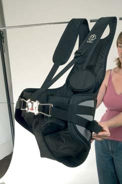 Features Versatile harness ideal for all trapezing. Adjustable lumbar support.