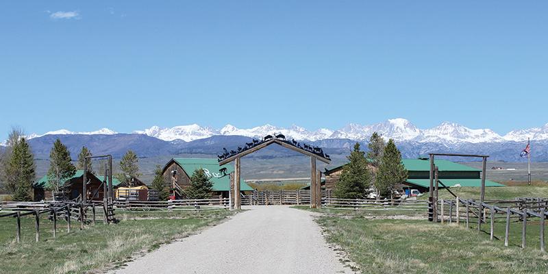 The Rendezvous Ranch is a large 1,200-acre working cattle ranch located in the heart of the Green River Valley with vast hay